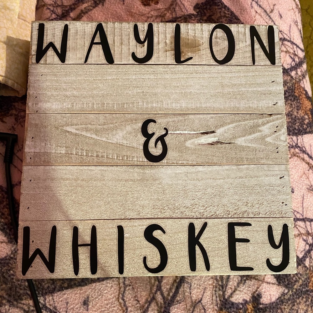 CUSTOM MADE WOODEN SIGN